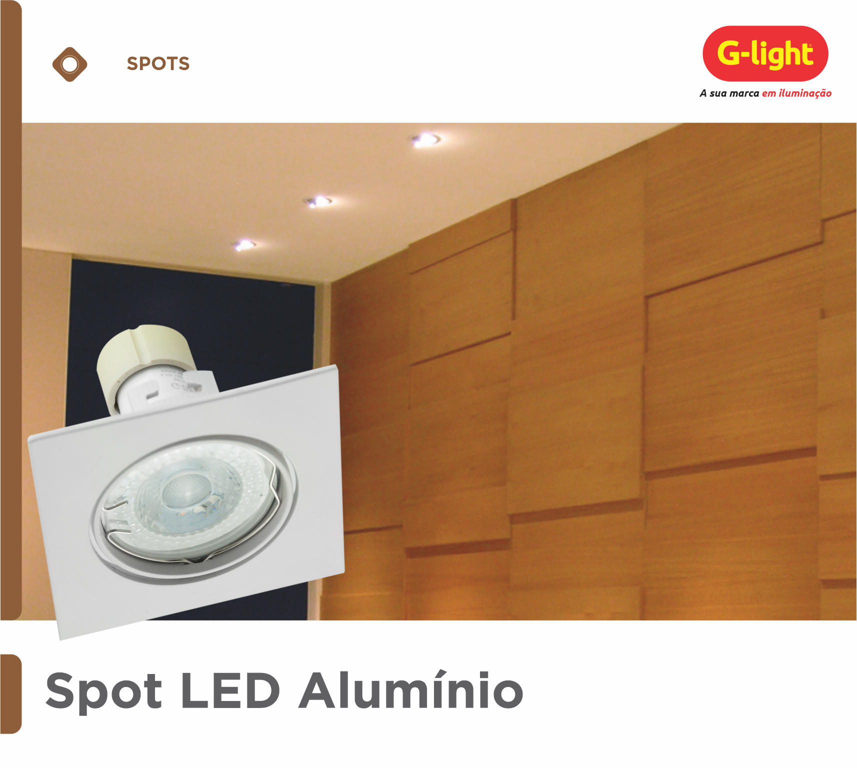 Spots LED Alumínio