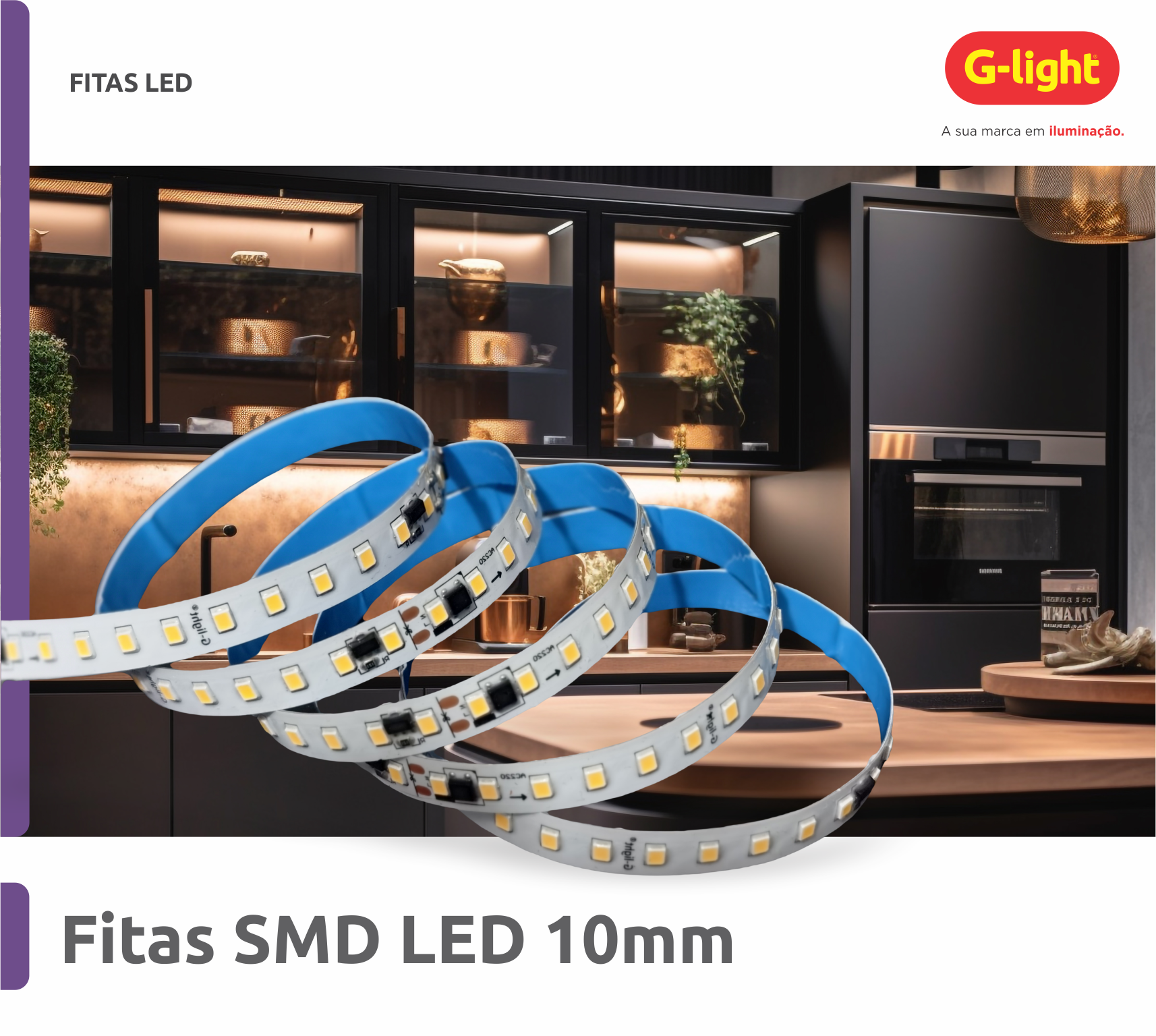 Fitas SMD LED 10mm