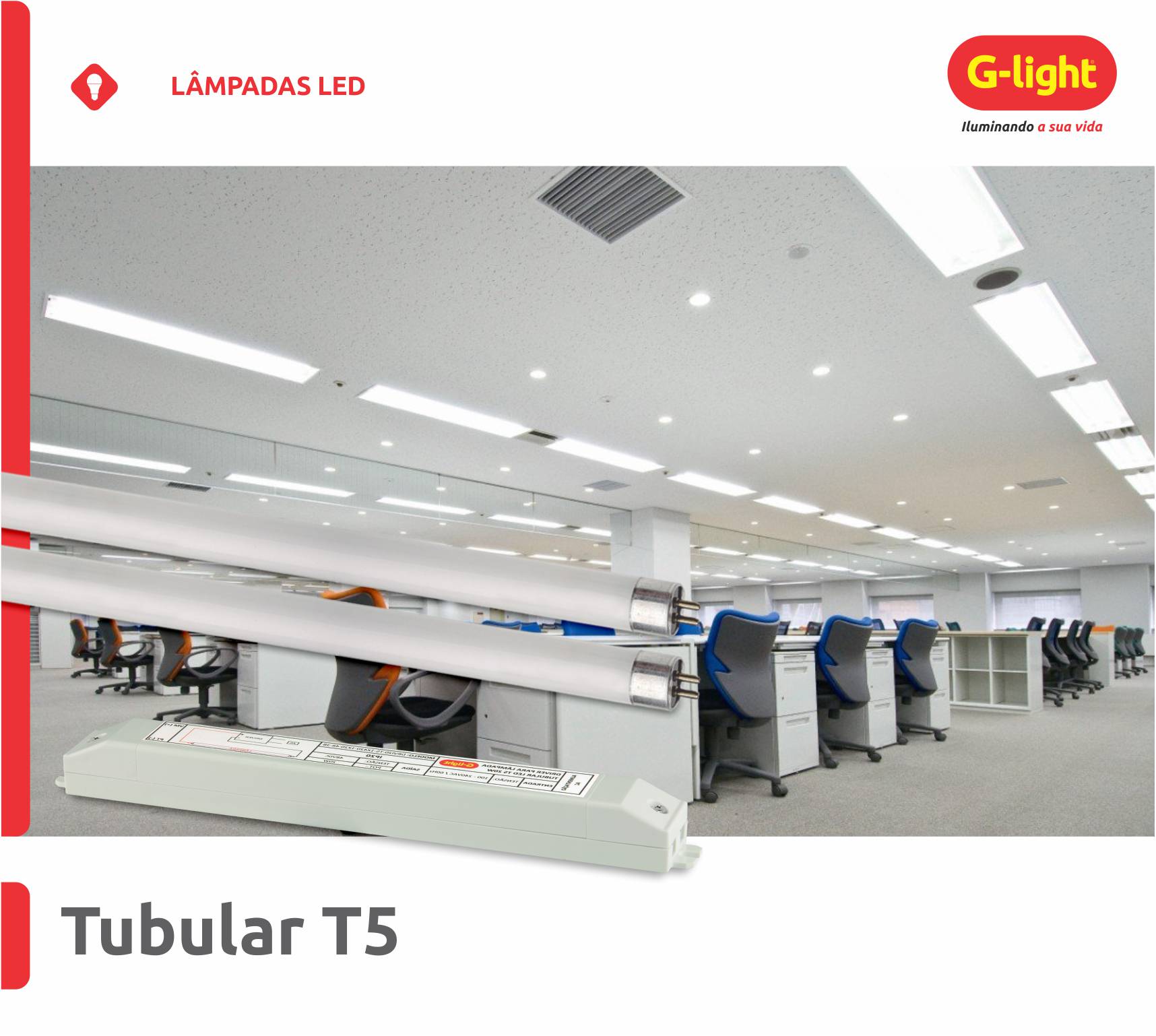 Lâmpadas Tubulares LED T5