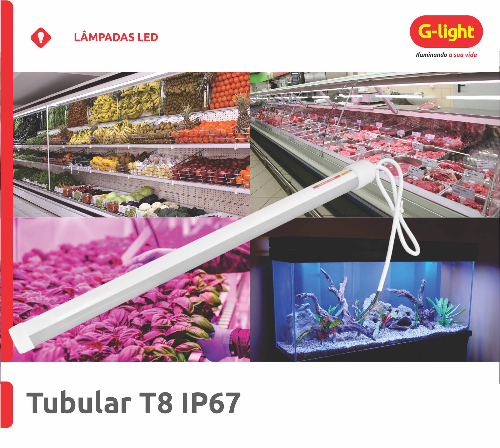 TUBULARES T8 LED IP67